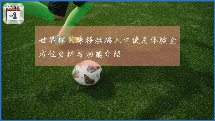 世界杯买球移动端入口使用体验全方位分析与功能介绍